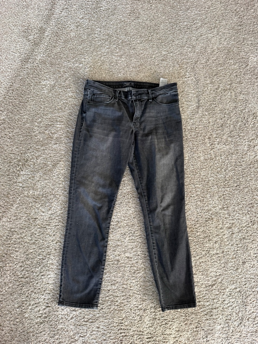 Abercrombie & Fitch Women's Black l Charcoal Skinny Jeans